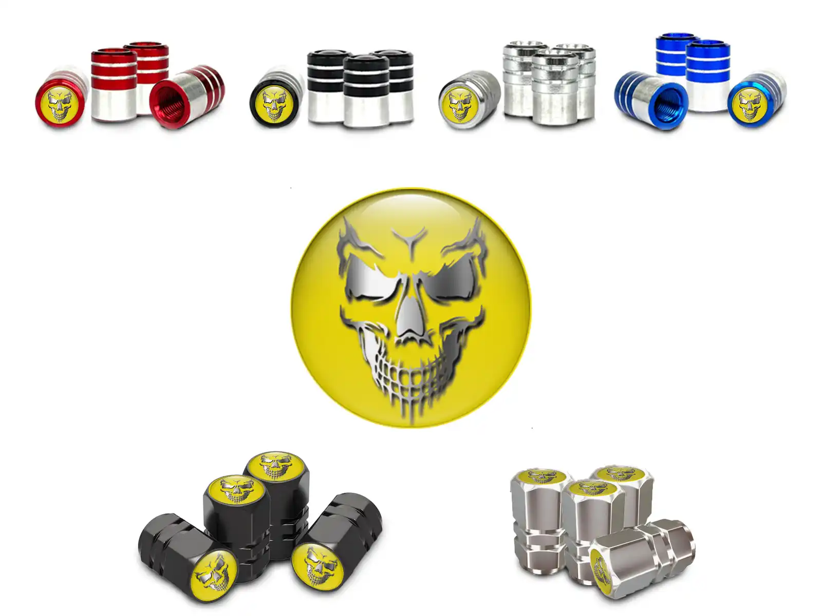 Tire Valve Stem Caps Bicycle Custom Style